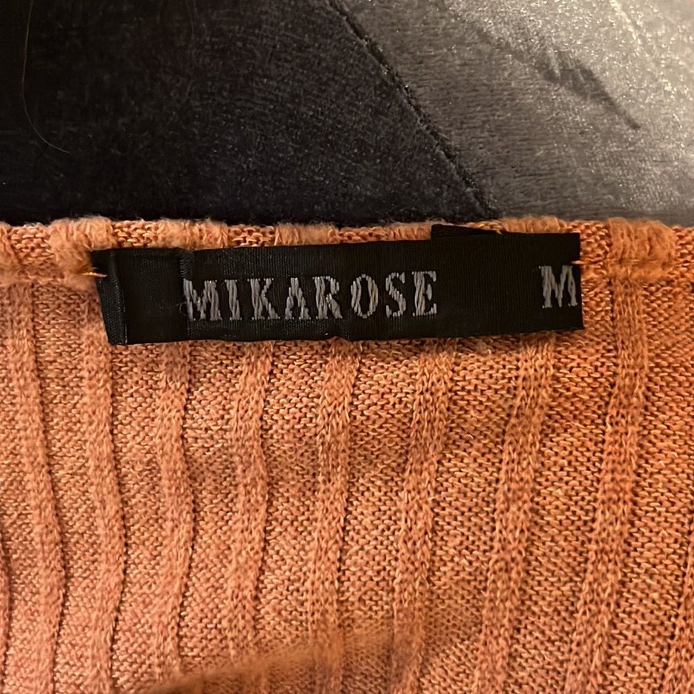 Mikarose Cora Ribbed Stretch Midi Dress - Picture 6 of 7